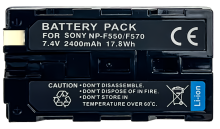 A5/4/5 Bateria NP-F550/F570